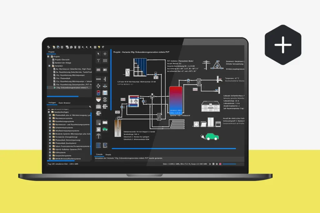 Simulationssoftware for energy systems in BIM projects