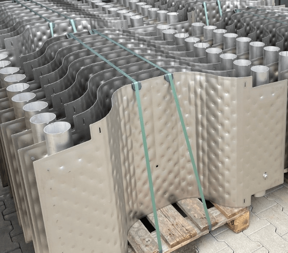 Module Uhrig Abwasserwärmetauscher.