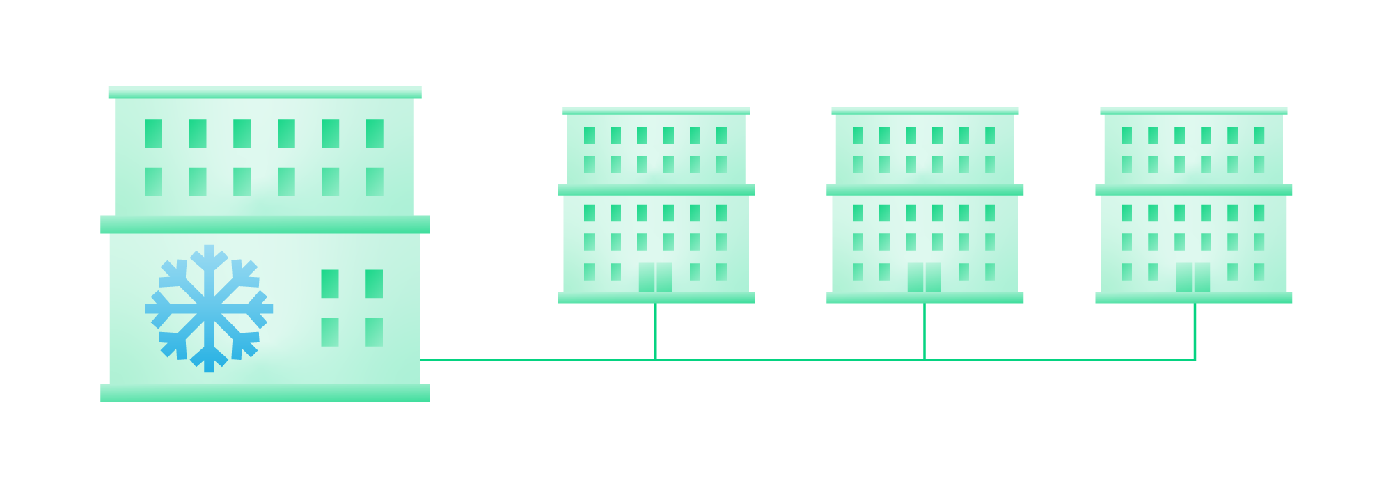 aktive passive Gebäudekühlung Header